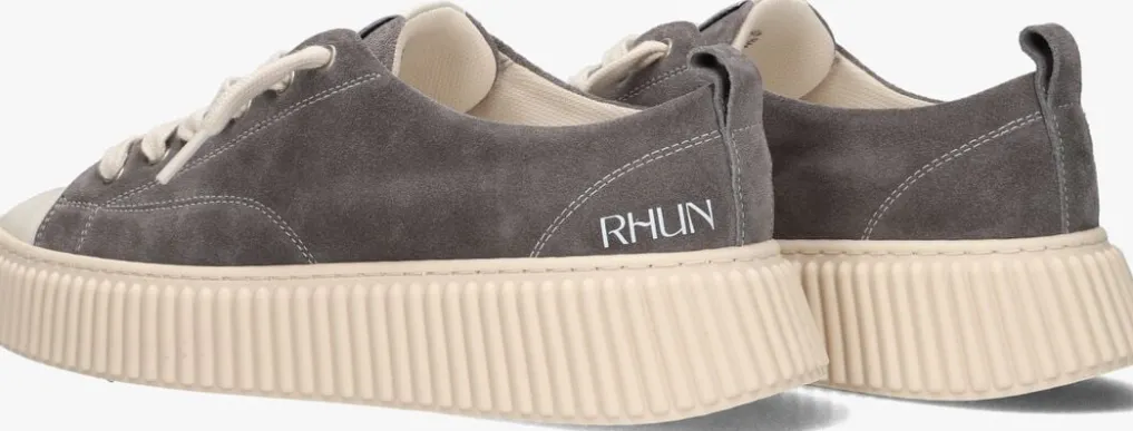 Heren RHUN grijze lage sneakers 2020 treble
