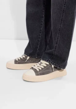 Heren RHUN grijze lage sneakers 2020 treble