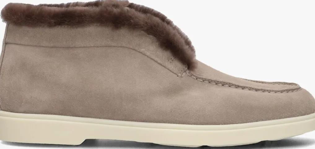 DAMES SANTONI grijze instappers sue vacht instapper