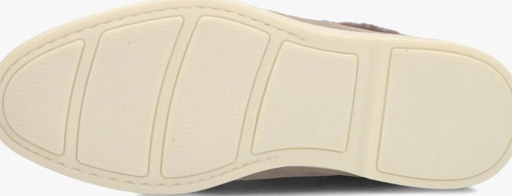 DAMES SANTONI grijze instappers sue vacht instapper