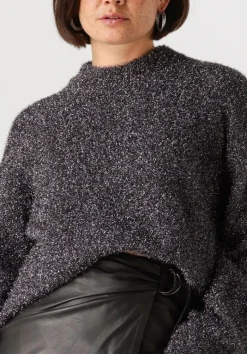 DAMES SECOND FEMALE grijze trui lamilla knit o-neck