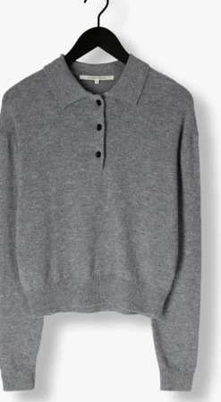 DAMES SECOND FEMALE grijze trui vilena knit ls