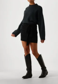 DAMES SECOND FEMALE grijze trui brook knit drop shoulder o-neck