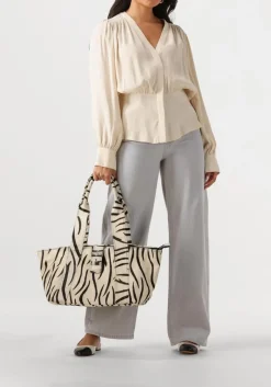 DAMES SECOND FEMALE grijze wide jeans denira denim jeans