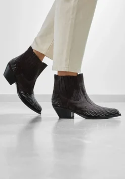 DAMES STEFANO LAURAN grijze enkellaarsjes 9706r