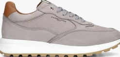 Heren STEFANO LAURAN grijze lage sneakers lj2504
