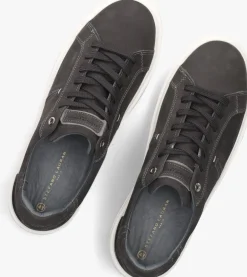 Heren STEFANO LAURAN grijze lage sneakers star 006