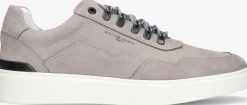 Heren STEFANO LAURAN grijze lage sneakers lj2502