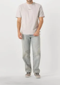 Heren STEFANO LAURAN grijze lage sneakers lj2502