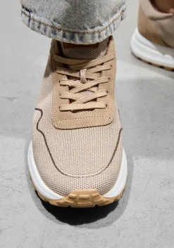 Heren STEFANO LAURAN grijze lage sneakers lj2505