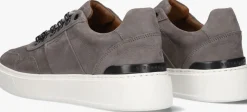 Heren STEFANO LAURAN grijze lage sneakers star 003