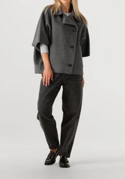 DAMES STUDIO AR grijze mantel avy