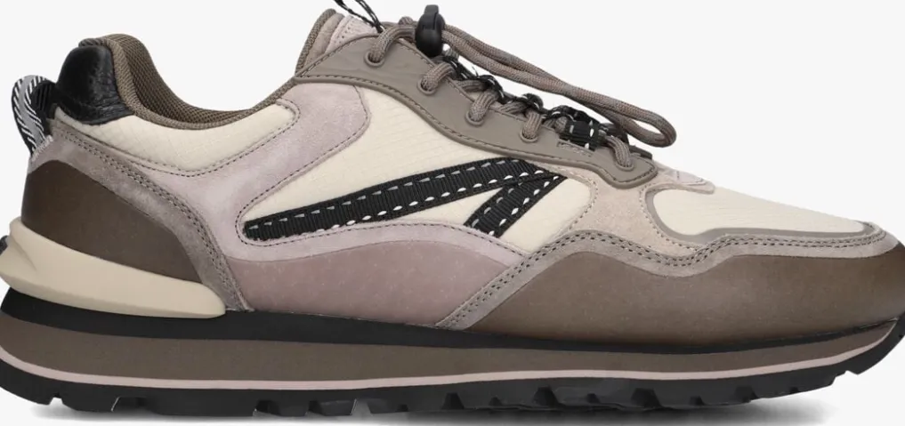 Heren THE HOFF BRAND grijze lage sneakers city off road