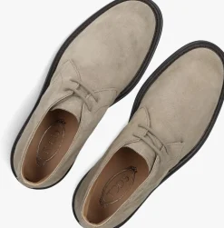 Heren TOD'S grijze boots xxm61k00d80
