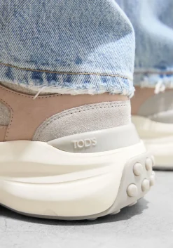 DAMES TOD'S grijze lage sneakers xxw81l0jp40umd