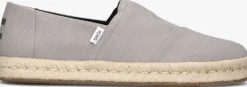 Heren TOMS grijze instappers alp rope 2.0
