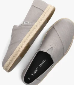 Heren TOMS grijze instappers alp rope 2.0