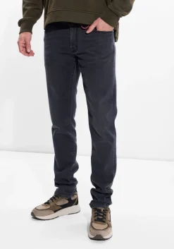 Heren TRAMAROSSA grijze slim fit jeans michelangelo