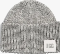 Heren UGG grijze handschoenen knit beanie and glove set