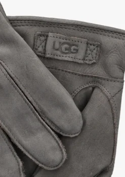 Heren UGG grijze handschoenen point leather glove