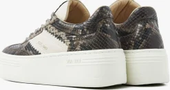 DAMES VIA VAI grijze lage sneakers isa romi