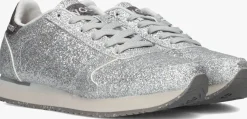 DAMES WODEN grijze lage sneakers ydun icon glitter