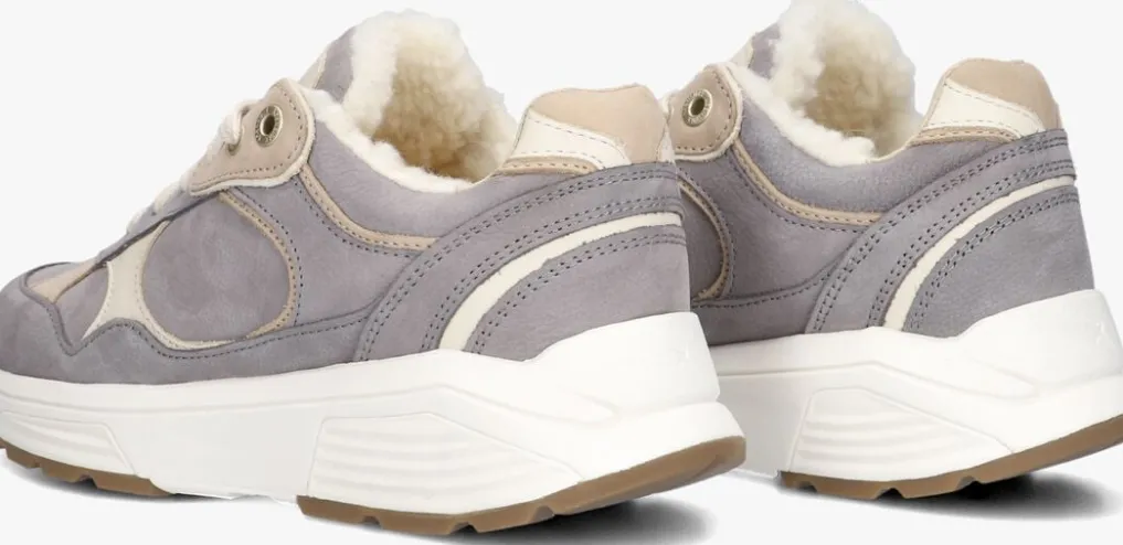 DAMES XSENSIBLE grijze lage sneakers combi met g sneaker