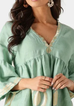 DAMES GREEK ARCHAIC KORI e mini jurk 231114