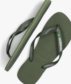Heren HAVAIANAS e teenslippers brasil logo