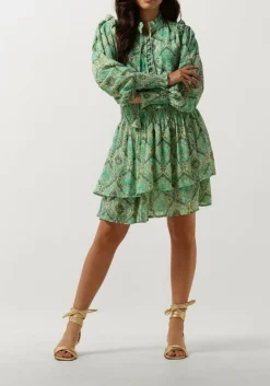 DAMES JANICE e mini jurk ari print