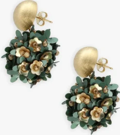 DAMES LOTT. GIOIELLI e sieraad sequin flower globe earrings s