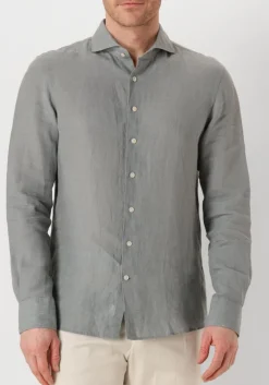 Heren PROFUOMO e klassiek overhemd shirt x-cutaway linen