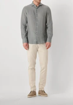 Heren PROFUOMO e klassiek overhemd shirt x-cutaway linen