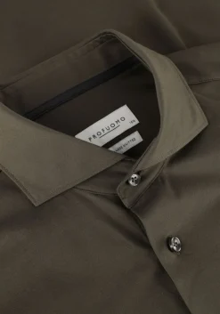 Heren PROFUOMO e klassiek overhemd shirt x-cutaway sc sf japanese knitted