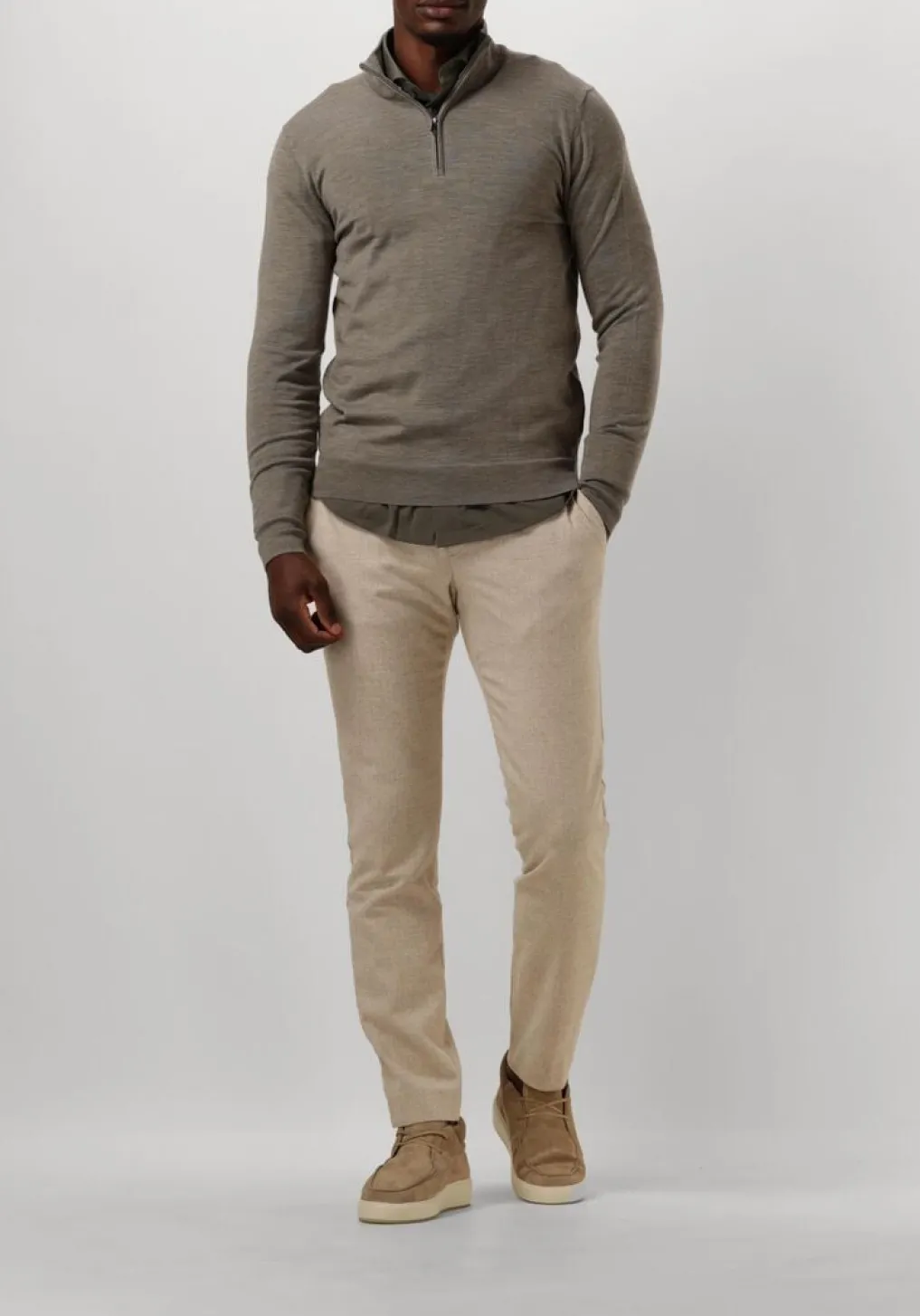 Heren PROFUOMO e klassiek overhemd shirt x-cutaway sc sf japanese knitted