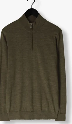 Heren PROFUOMO e trui pullover half zip merino