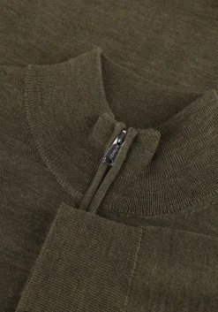 Heren PROFUOMO e trui pullover half zip merino