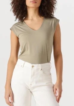 DAMES ROSEMUNDE e t-shirt billie capsleeve v-neck