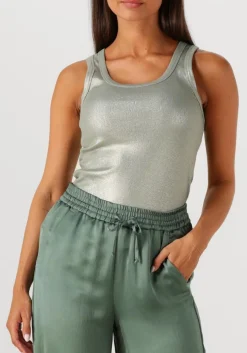 DAMES SUMMUM e top rib tanktop cotton rib