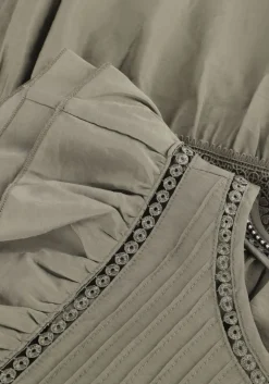 DAMES CO'COUTURE mini jurk callumcc frill pintuck dress