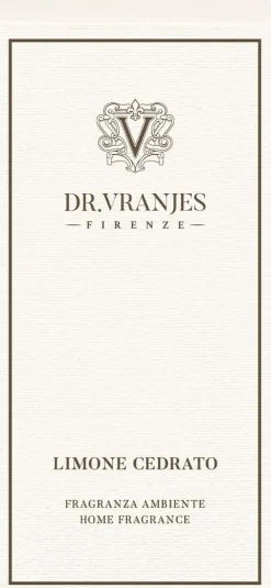 DAMES DR. VRANJES FIRENZE geurstokjes limone cedrato diffuser 500ml