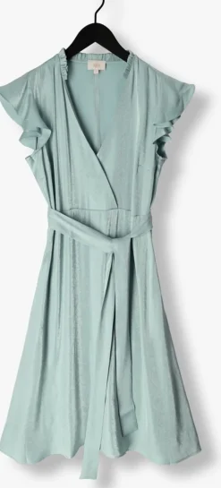 DAMES AAIKO e midi jurk florine shimmery vis 355