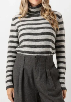 DAMES AIMEE THE LABEL lichtgrijze trui cleoa