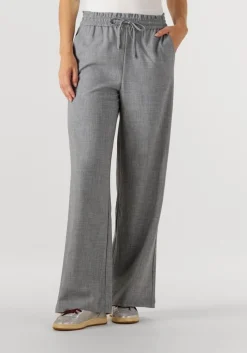 DAMES AMAYA AMSTERDAM lichtgrijze wijde broek henny