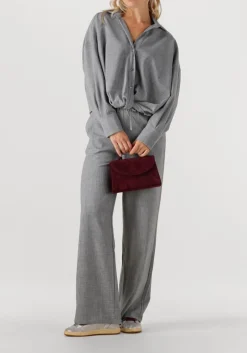 DAMES AMAYA AMSTERDAM lichtgrijze wijde broek henny
