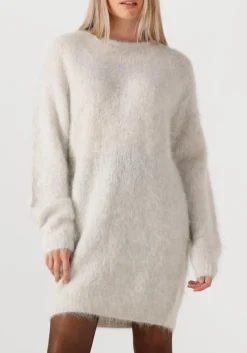 DAMES AMERICAN VINTAGE lichtgrijze midi jurk niby