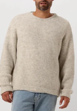 Heren AMERICAN VINTAGE lichtgrijze trui east h