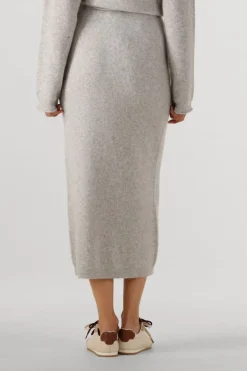 DAMES AMERICAN VINTAGE lichtgrijze midirok raxow-b