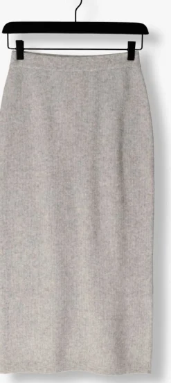 DAMES AMERICAN VINTAGE lichtgrijze midirok raxow-b