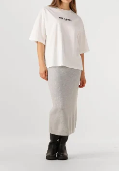 DAMES AMERICAN VINTAGE lichtgrijze midirok raxow-b